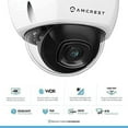 thumbnail image 5 of Amcrest UltraHD 4K (8MP) Outdoor Security POE IP Camera, 3840x2160, 98ft NightVision, 2.8mm Lens, IP67 Weatherproof, IK10 Vandal Resistant Dome, MicroSD Recording, White (IP8M-2493EW), 5 of 6