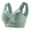 Green, variant on Large Size Ice Silk Bra Seamless Wireless Back Design Bralette for Daily Comfort Khaki XXXXXXL