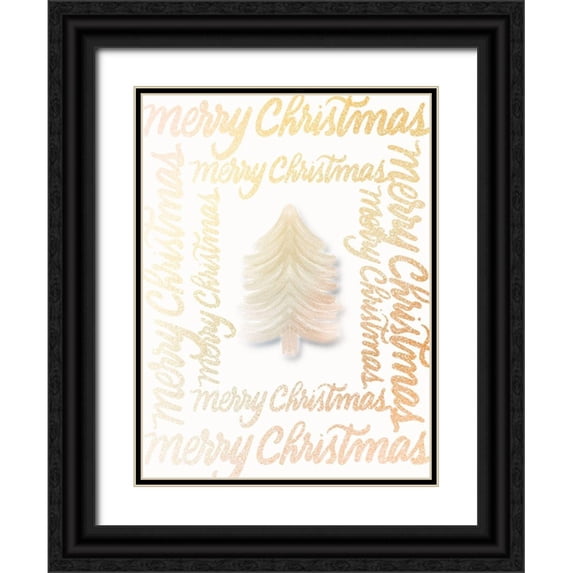 Batista, Dee 19x24 Black Ornate Wood Framed with Double Matting Museum Art Print Titled - Christmas