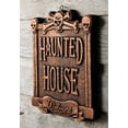 thumbnail image 4 of 13" Haunted House Sign Decoration, 4 of 6