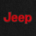 thumbnail image 2 of Lloyd Mats LogoMat Custom-Fit 2PC Carpet Floor Mats for 2022-2024 Jeep Wagoneer/Grand Wagoneer, Black, 2 of 4