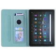 thumbnail image 4 of SaniMore Wallet Case for ALL-New Fire 7 2022 7 inch, PU Leather Magnetic Closure Cover Support Pencil Holder Card Slot & Adjustable Kickstand Full Body Protective Shell, Blue, 4 of 6