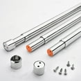 thumbnail image 1 of BESTYASH 1Pcs Tringle de Placard Extensible Réglable et Télescopique 48-80cm, 1 of 8