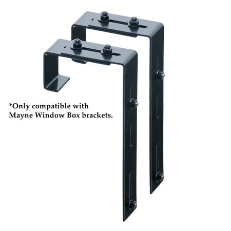 - Mayne Adjustable Deck Rail Bracket 2-pack