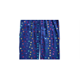thumbnail image 2 of Max & Olivia Little & Big Girl's Foil Heart Print Velour Jogger Sleep Pants Blue Size M, 2 of 3