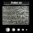 thumbnail image 4 of Resin Flatback Rhinestones, Loetky Flatback Jelly Stones, Bedazzling Crafting Metallic Kit for Shoes Nails Face Makeup Tumblers Bottles DIY Crafts, 4 of 9