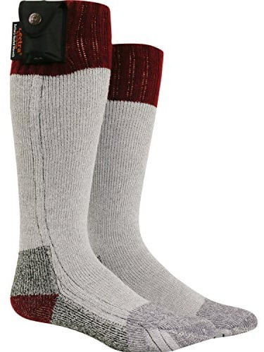 Nordic Gear Unisex Lectra Sox-Electric Battery Heated Socks X-Small Small Maroon by Turtle Fur