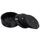 thumbnail image 2 of Posavasos para Bebidas de 18 Piezas con Soporte, Juego de Almohadillas de Copa Redonda Negro, 2 of 5