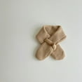 thumbnail image 2 of Splozh Toddler Winter Scarves Children's Scarf Comfortable Warm Solid Color Knitted Boys Girls Baby Neck Scarf Khaki,One Size, 2 of 3