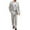 Light Gray, variant on COOFANDY Men's 2 Piece Suits Classic Fit Dress Suits Tuxedo Jacket Blazer for Wedding Business Dinner Prom