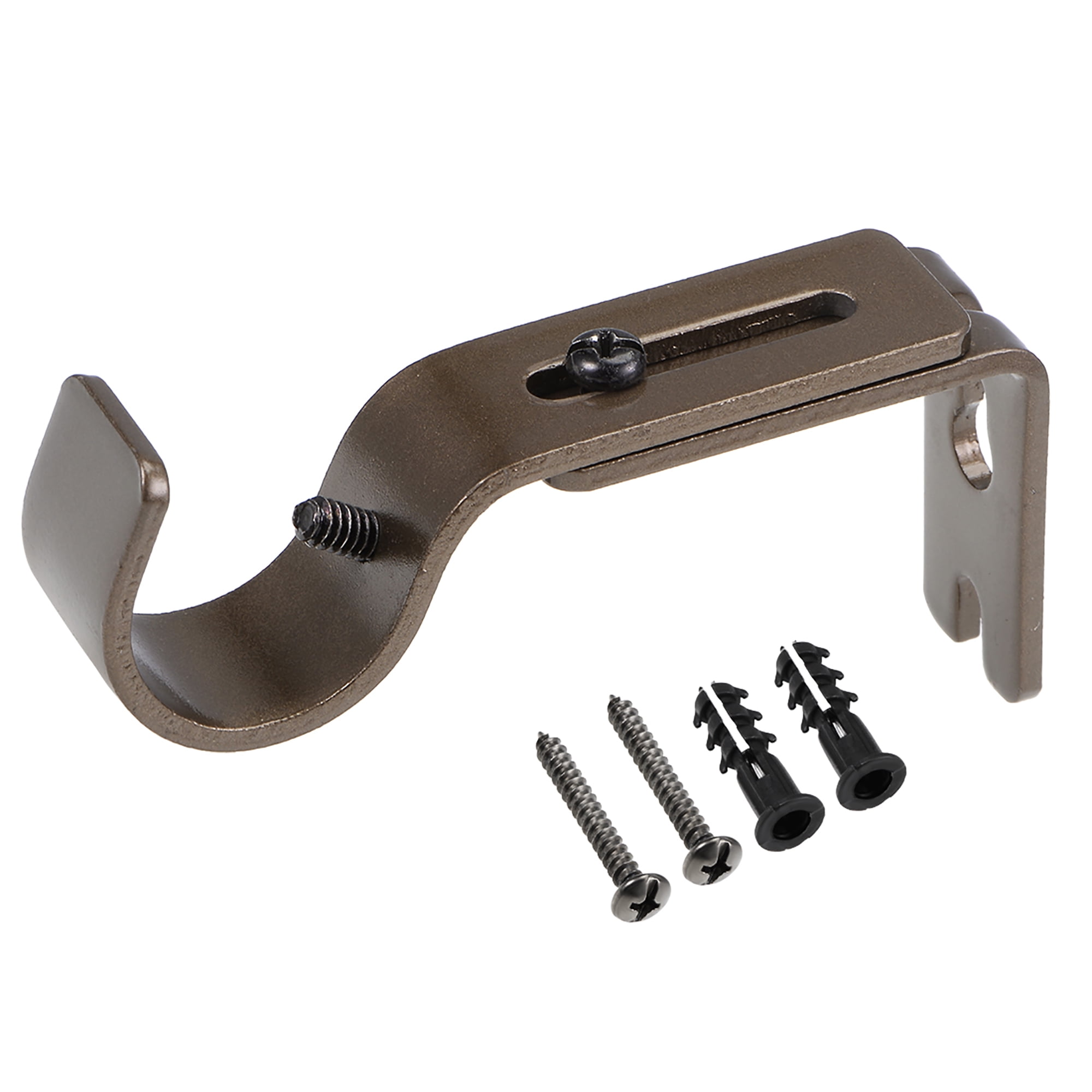 Curtain Rod Bracket, Iron Single Holder Support for 26mm Drapery Rod