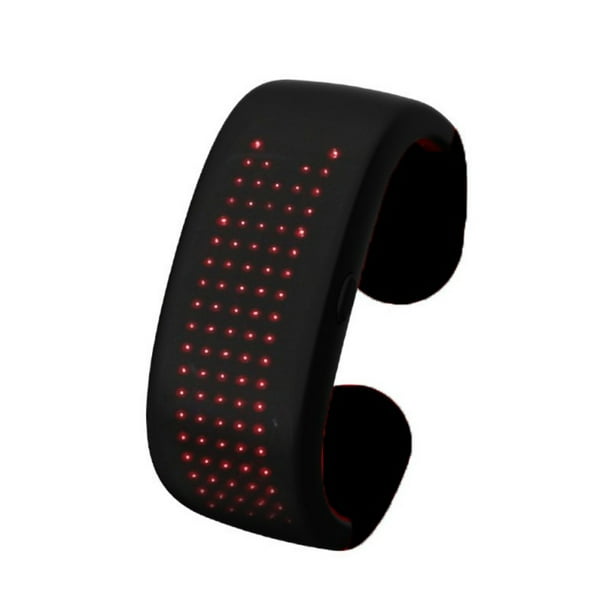LED Slap Wristband Bracelet Lights Glow Band for Running, Outdoor In