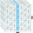 thumbnail image 2 of 72 Pieces Transparent Adhesive Bandage Waterproof Stretch Adhesive Bandage Clear Adhesive Bandages Dressing, 6 x 6 Inches, 2 of 7