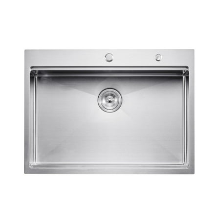 30" Kitchen Sink Top Mount Single Bowl Stainless Steel Drop-In Bar Sink - 304 Stainless Steel Workstation Sink with Accessories