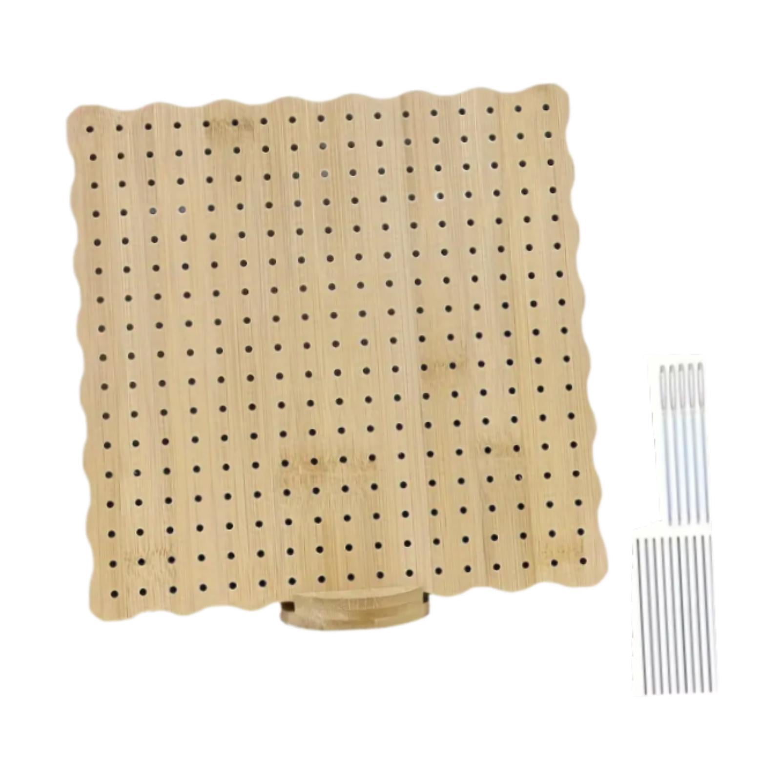 GUOOL Crochet Blocking Board and Pins for Beginners Knitting Blocking Board for Knitting and Crochet Gifts for Mother, Grandmothers 23.5cmx23.5cm