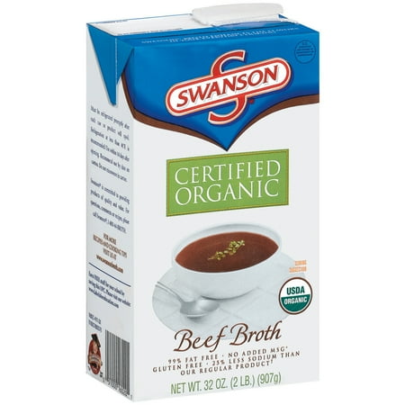 Swanson Organic Beef Broth 32oz