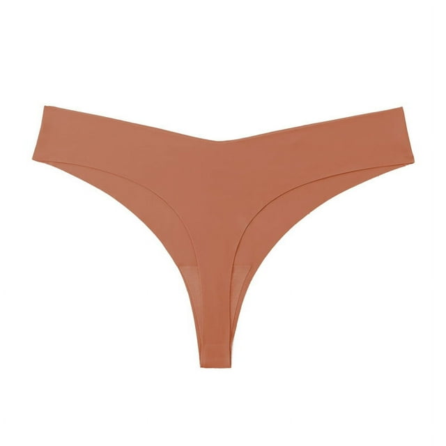 Xiao Hua Ropa interior sin costuras para mujer, bragas sexys de encaje estilo hipster, tanga, bragas, ropa interior para mujer, 3 piezas (rojo coral, L)