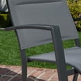 thumbnail image 5 of Hanover Naples 7-Piece Outdoor Dining Set with Aluminum 63" x 35" Patio Table, Seats 6, 5 of 14