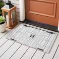 thumbnail image 4 of Farmhouse Wood Grain Entryway Rug 2'x3'&nbsp; Non Slip Front Door Mats, Vintage Country Barn Gate Grey Entrance Rugs Indoor Outdoor Carpet, Washable Floor Mats Small Area Rug for Bedroom Kitchen, 4 of 8