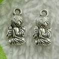 thumbnail image 3 of K-KED 440 pcs tibet silver angel charms 16x8mm B2805, 3 of 4