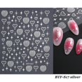 thumbnail image 1 of Pegatinas de corazón bronceado para uñas, deslizadores adhesivos de mariposa, estrella y Luna láser dorado y plateado, accesorios para decoración de uñas DIY, GLBTF-S Deco Dengxun unisex, 1 of 2