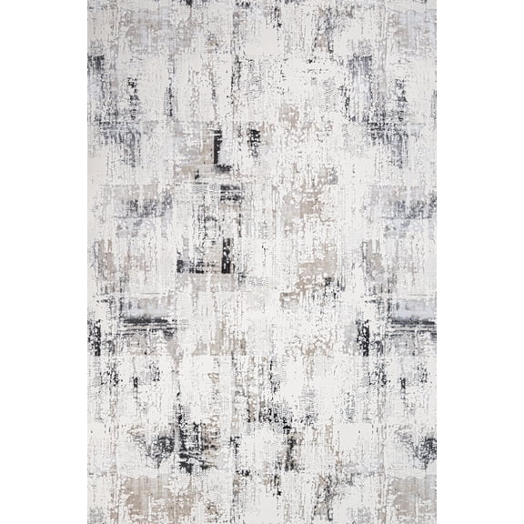 Grey Abstract Area Rugs for Living Room Washable Rugs Boho Moroccan Area Rug Soft Neutral Geometric Bohemian Carpet Distressed Indoor Rug for Bedroom Dining Room Office Foldable Nonslip Rug
