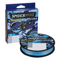 SpiderWire Stealth® Blue Camo Braid Fishing Line, Blue Camo, 40 lb Test Strength, 200 yd