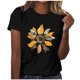 thumbnail image 1 of Tops Cortos para las Mujeres Blusas Impresas Manga Corta Cuello Redondo, Tops de Blusa para las Mujeres Primavera Verano Casual, 1 of 4