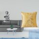 thumbnail image 2 of Funda de almohada con estatua de Guan Yin, funda de cojín para sofá cama, funda cuadrada de poliéster suave, artesanía tradicional china, adecuada par, 2 of 8