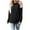 Black, variant on Aueoeo Womens Casual Sequins Shirt Crewneck Long Sleeve Tops Loose Tunics Pullover Blouse