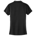 thumbnail image 2 of Big Size Canada Leaf Scenery Graphic Design Ladies Port Authority Diamond Jacquard Polo Shirt - Black 4XL, 2 of 2