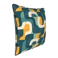 thumbnail image 3 of Velvet Rimmed Pillowcase Is Not Easy To Open Line Deformation Invisible Zipper Opening And Closing Only Pillowcase Does Not Contain Pillow Core Snake Print Style Slateblue_1 16"X16", 3 of 8