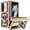 Gold, variant on Samsung Galaxy Z Fold 4 Case Cover, Hinge Protection Pen Holder Ring Holder Slide Camera Lens Protector Drop Proof PC TPU Military-Grade Hybrid Rugged Case Cover Samsung ZFold4, Gold