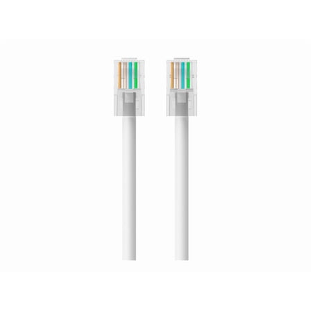 Belkin 10' Cat5e RJ45/RJ45 Crossover Snagless Duplex Patch Cable White A3L791-10-WHT