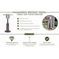 thumbnail image 4 of Fire Sense 61322 Table Top Patio Heater - Bronze, 4 of 9