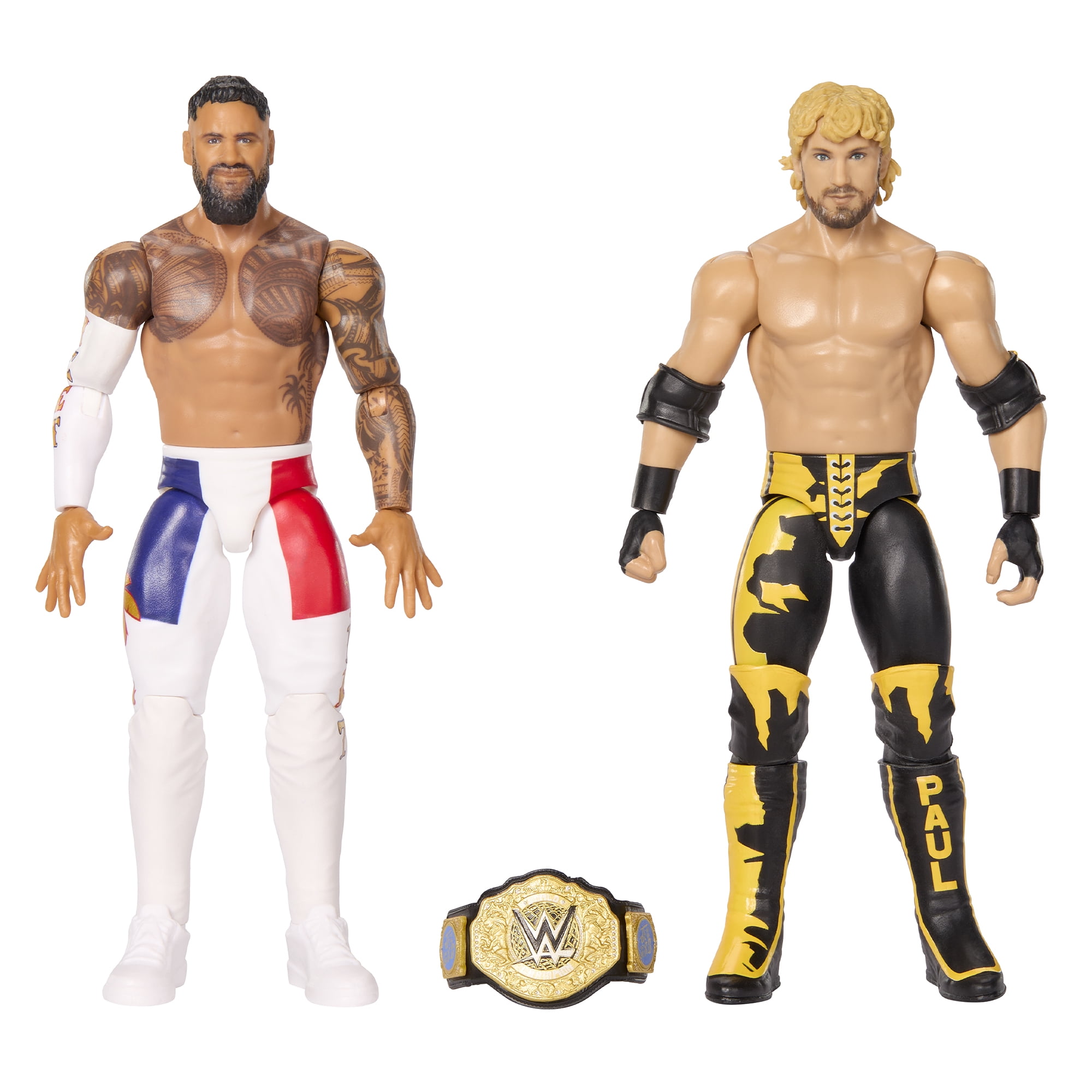 Jey Uso & Logan Paul - WWE Main Event 2-Packs 27 Mattel WWE Toy Wrestling Action Figures