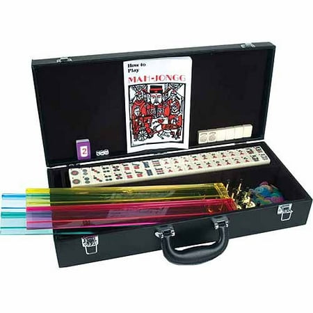 CHH Western Mah Jong Set in Black Leatherette Case