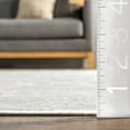 thumbnail image 3 of nuLOOM Elyse Vintage Floral Fringe Area Rug, 7' 6" x 9' 6", Ivory, 3 of 9