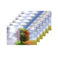 thumbnail image 4 of MKHERT Four Season Tree Magical Nature Theme Placemats Table Mats for Dining Room Kitchen Table Decoration 12x18 inch,Set of 6, 4 of 4