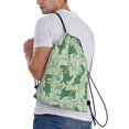 thumbnail image 2 of Bingfone Cute Dinosaurs in Space Drawstrings Backpacks Bags for Men Women Gym Drawstrings Bag-Small, 2 of 8