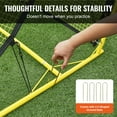 thumbnail image 3 of KFFKFF 2-IN-1 Portable Soccer Rebounder Net Portable Bag 71"x40" Soccer Trainer, 3 of 8