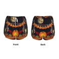 thumbnail image 6 of Uemuo Halloween Decoration Pattern Women's Athletic Shorts High Waisted Running Shorts with Liner Pockets Gym Elastic Workout Shorts-Small, 6 of 9
