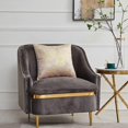 thumbnail image 3 of SZTXJ 45 x 45 cm ROSE Set of 2 Velvet Cushion Covers 45x45 cm Decoration Printed Gold Pillow Case for Sofa Bedroom Car Living Room Cushion Cover, 3 of 5