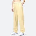 thumbnail image 6 of TRUBKH Baggy Sweatpants Drawstring Pants Women Winter Pants Plaid Leggings for Women Compression Leggings for Women Joggers for Women Athletic Leggings for Women Yellow M, 6 of 9