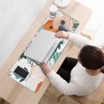 thumbnail image 3 of Long Mouse Pads for Desk,Pioneer Flower Floral Print Pattern Desk Mats on Top Of Desks, Desk Mouse Pad Extra Large with 3mm Non-Slip Base and Stitched Edge for Gaming,Office,Work,Home 31.5"x11.8", 3 of 6