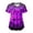 Purple, variant on felwors Halloween Scrub Tops Women Cute Ghosts Print V-Neck Short Sleeve Nurse Shirts Medical Uniforms with Pockets (Red, L)