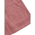 thumbnail image 6 of Seyurigaoka Seyurigaoka Baby Girl's Solid Corduroy Suspenders Skirt, Adjustable Straps Corduroy Short Dress with Two Pockets in Front, 6 of 6