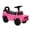 Pink, variant on Aosom Compatible Baby Sliding Car, Ride on Toys for Toddlers, Foot to Floor Slider Push Stroller, w/Horn Seat Storage Anti-overturning System White