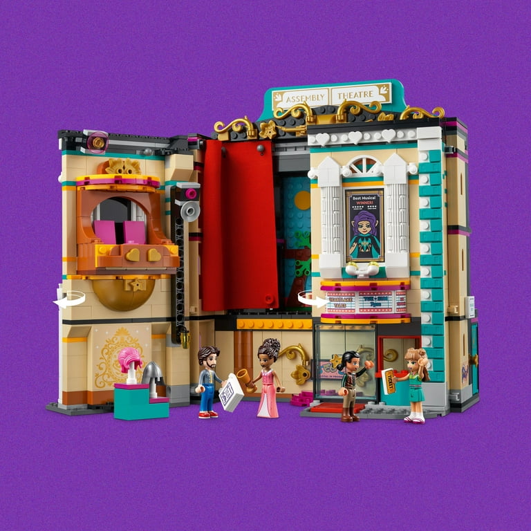 LEGO Friends Andrea\'s Theater School Playset, 41714 Creative Toy, Gift Idea  for Kids, Girls and Boys 8 Plus Years Old with 4 Mini-Dolls and Props  Accessories