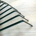 thumbnail image 3 of LOLIPPYY 2-Pack Hand Rakes for Garden Leaf Cleaning, High-Carbon Steel, Dark Green Color, Yard and Lawn Tool, 3 of 5